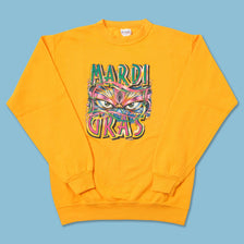 Vintage Mardi Gras Sweater Small 