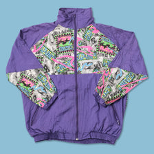Vintage Pattern Track Jacket Large 