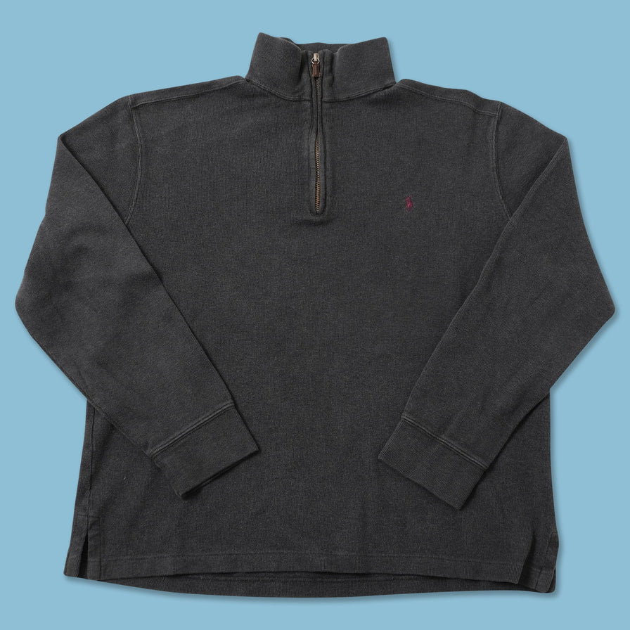 Vintage Polo Ralph Lauren Q-Zip Sweater Large 