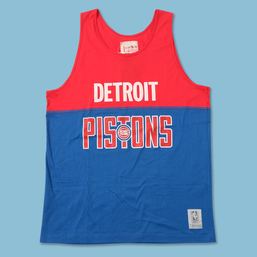 Vintage DS Detroit Pistons Tank Top Large 