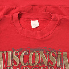 Vintage Wisconsin Badgers Sweater Medium 