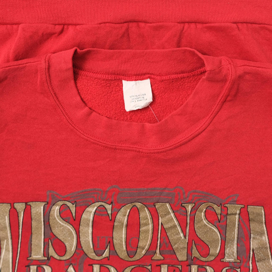 Vintage Wisconsin Badgers Sweater Medium 