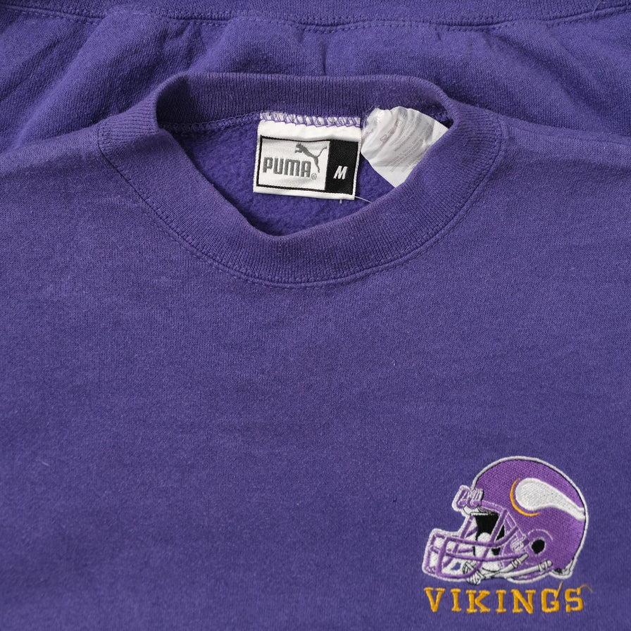 Vintage Puma Minnesota Vikings Sweater Medium 