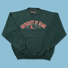 Vintage Miami Hurricanes Sweater Medium 