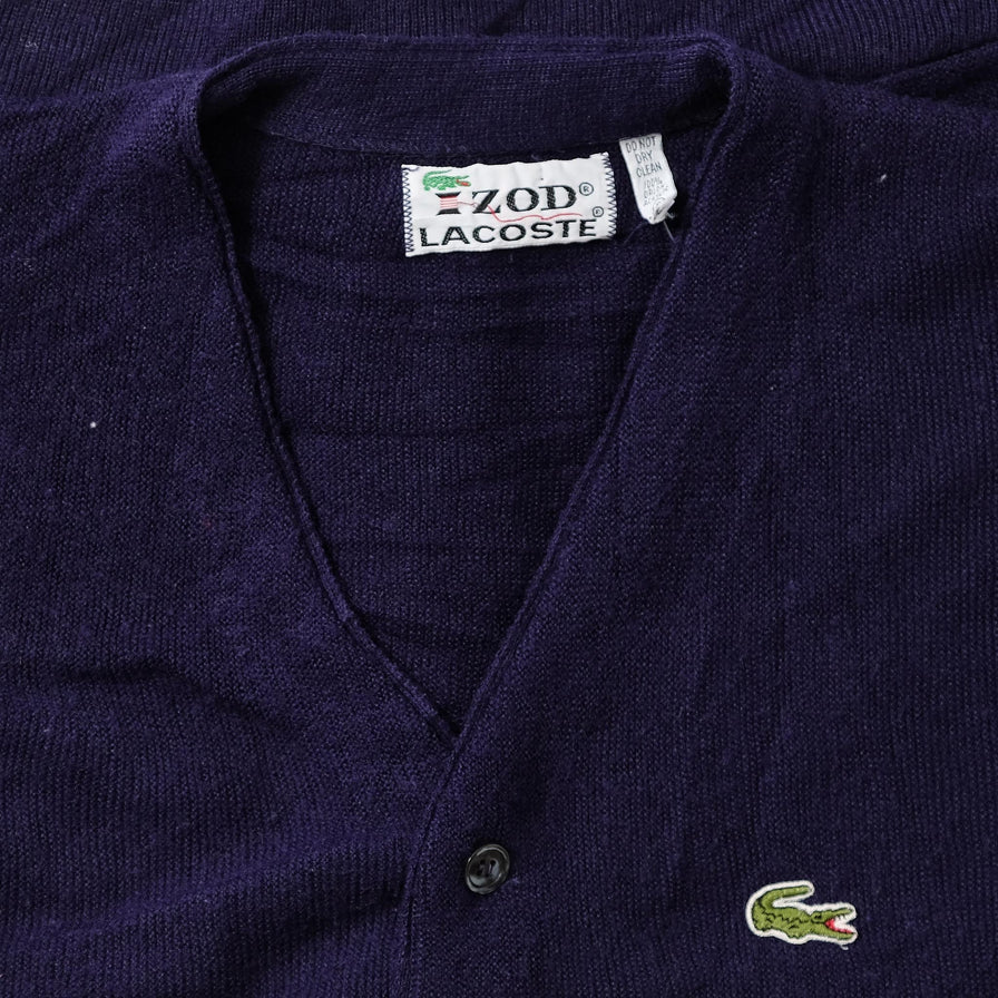 Vintage Izod Lacoste Cardigan Small 