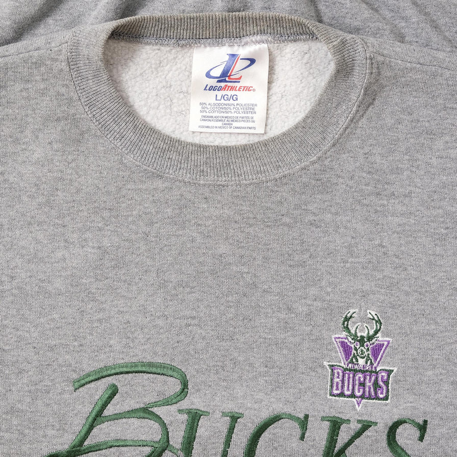 Vintage Milwaukee Bucks Sweater Large 