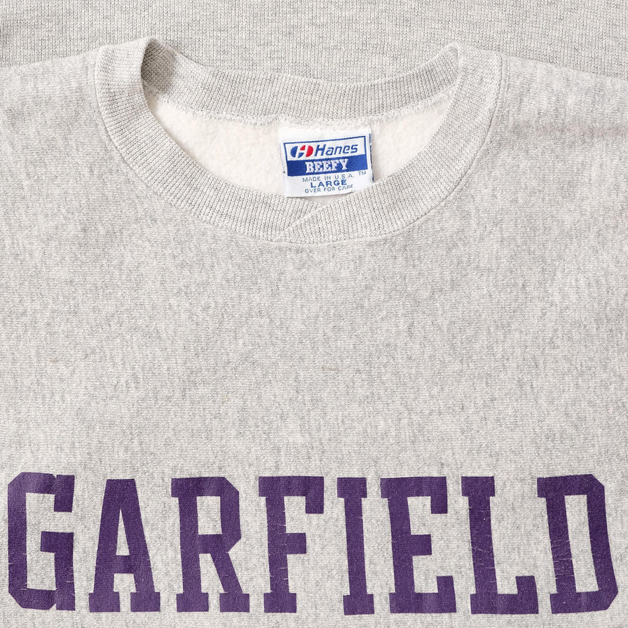 Vintage Garfield Swimming Sweater Large 