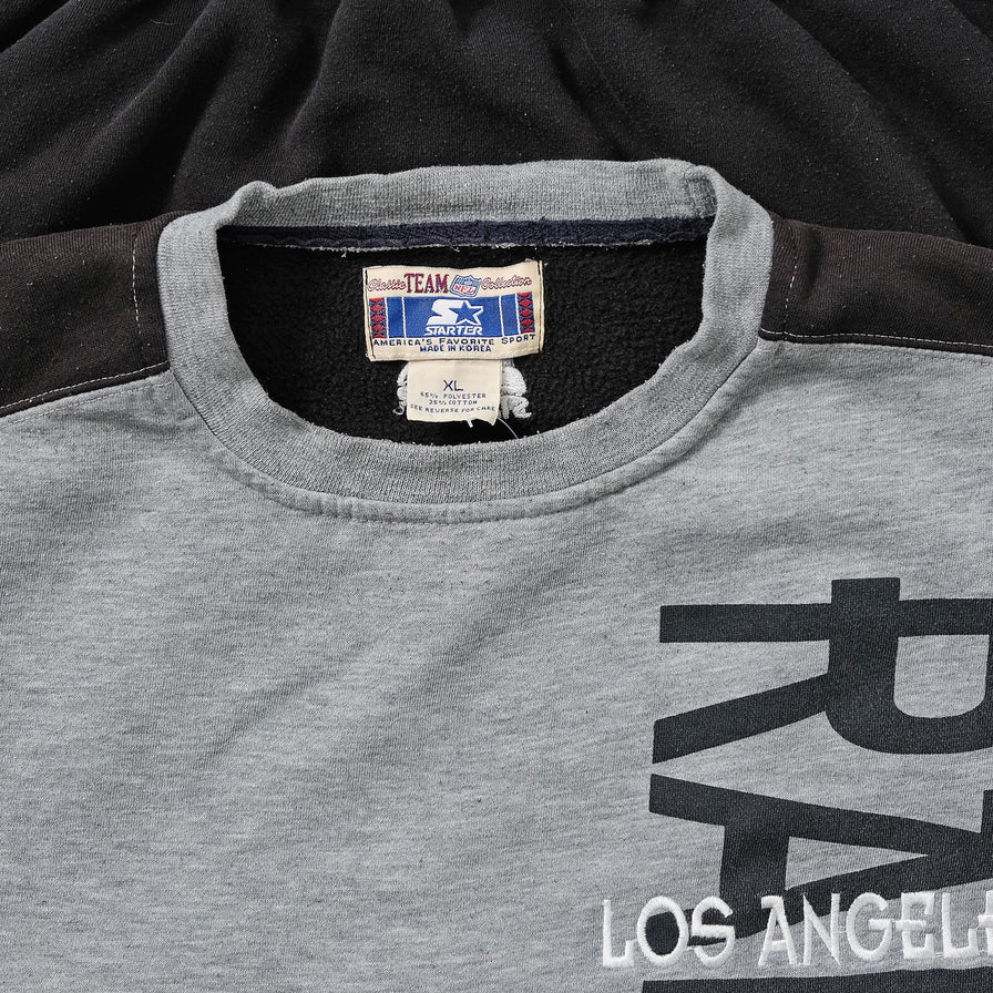 Vintage Starter Los Angeles Raiders Sweater XLarge 