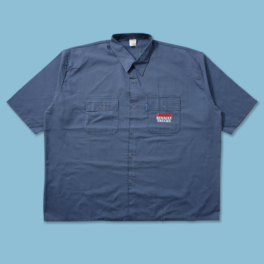 Vintage Renault Trucks Work Shirt 3XL 