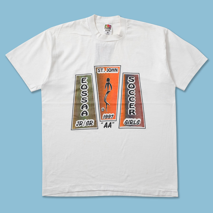 1997 St. John Soccer T-Shirt Medium 