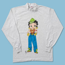 1994 Betty Boop Mock Neck Longsleeve Small 