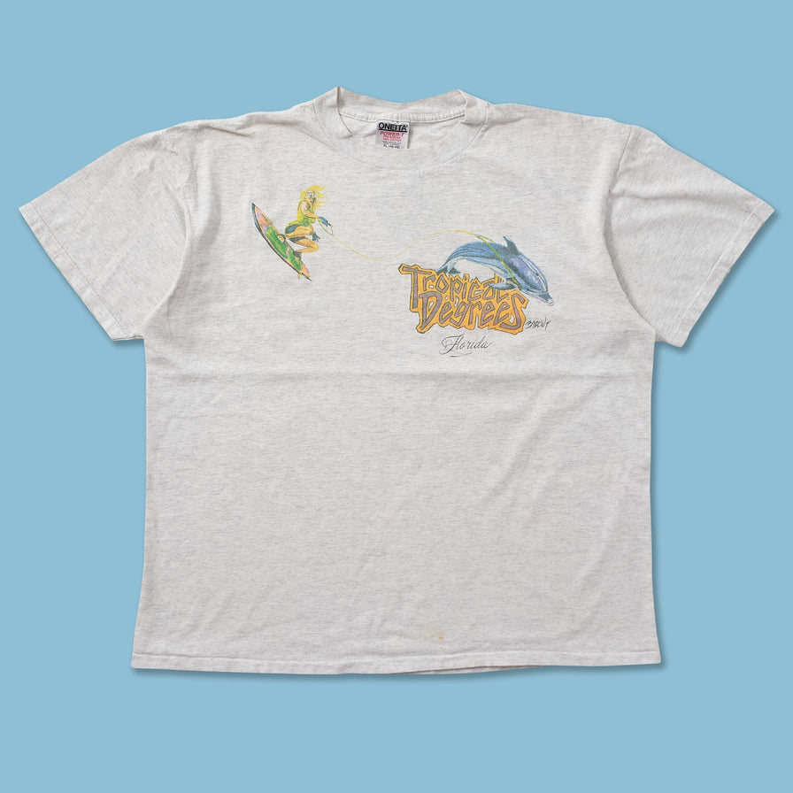 Vintage Tropial Degrees Florida T-Shirt XLarge 