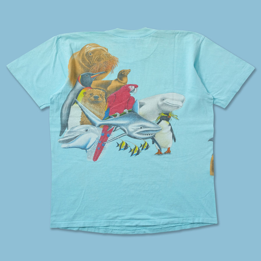 Vintage Animals T-Shirt Large 