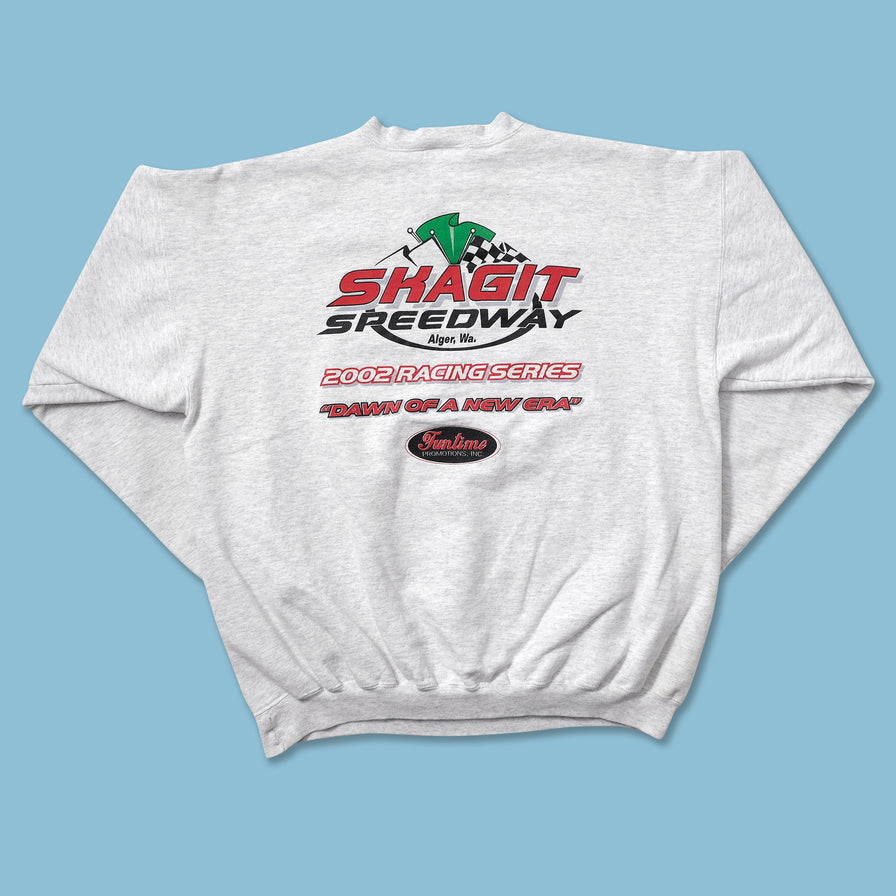 Vintage Drag Racing Sweater Large - Double Double Vintage