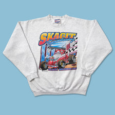 Vintage Drag Racing Sweater Large - Double Double Vintage