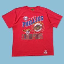 1993 Philadelphia Phillies T-Shirt XLarge - Double Double Vintage