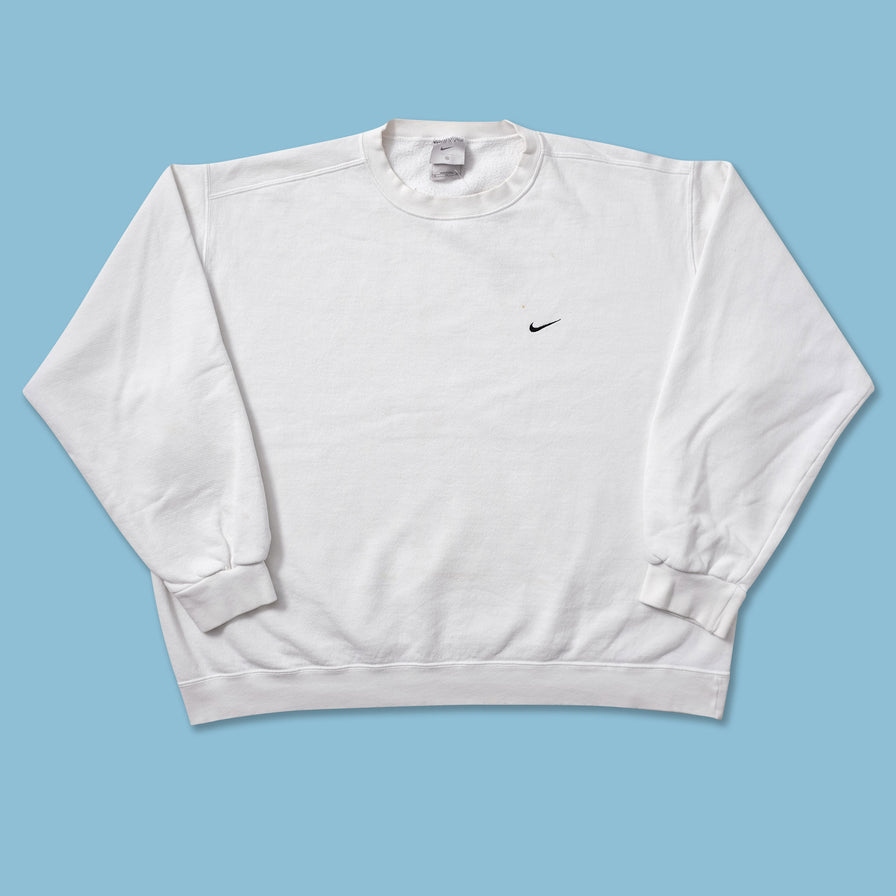 Vintage Nike Mini Swoosh Sweater XXL - Double Double Vintage