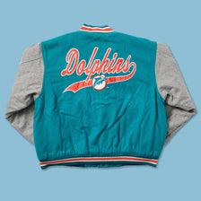 Vintage Miami Dolphins Wool Varsity Jacket XLarge - Double Double Vintage