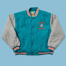 Vintage Miami Dolphins Wool Varsity Jacket XLarge - Double Double Vintage