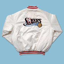 Vintage Nike Philadelphia 76ers Varsity Jacket XLarge - Double Double Vintage