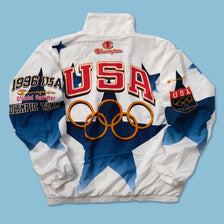1996 Champion USA Olympic Team Track Jacket XLarge - Double Double Vintage