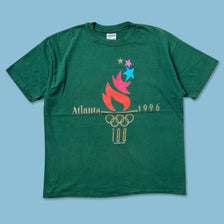 1996 Atlanta Olympics T-Shirt Large - Double Double Vintage