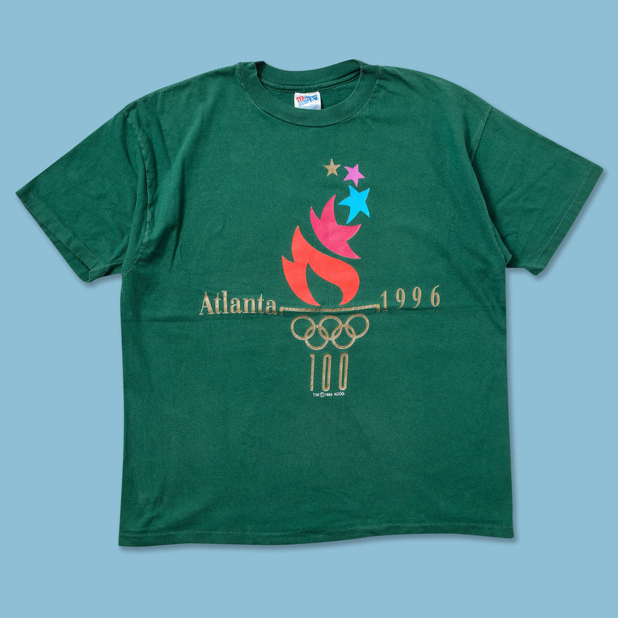 1996 Atlanta Olympics T-Shirt Large - Double Double Vintage