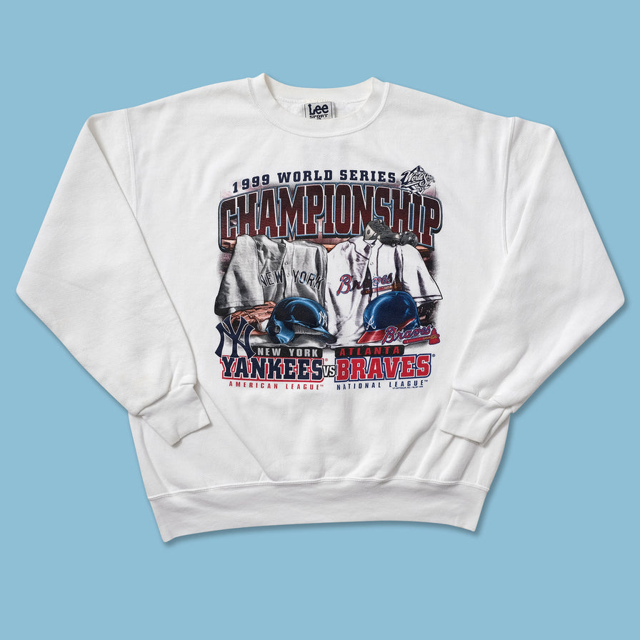 1999 MLB World Series Sweater Large - Double Double Vintage