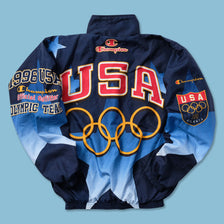1996 Champion USA Olympic Team Track Jacket Medium