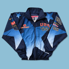 1996 Champion USA Olympic Team Track Jacket Medium - Double Double Vintage
