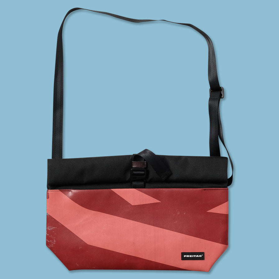 Freitag ROLLIN BLACK Messenger Bag - Double Double Vintage