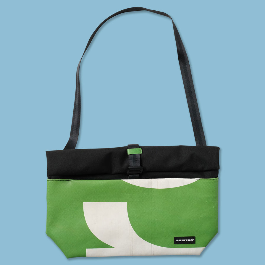 Freitag ROLLIN BLACK Messenger Bag - Double Double Vintage