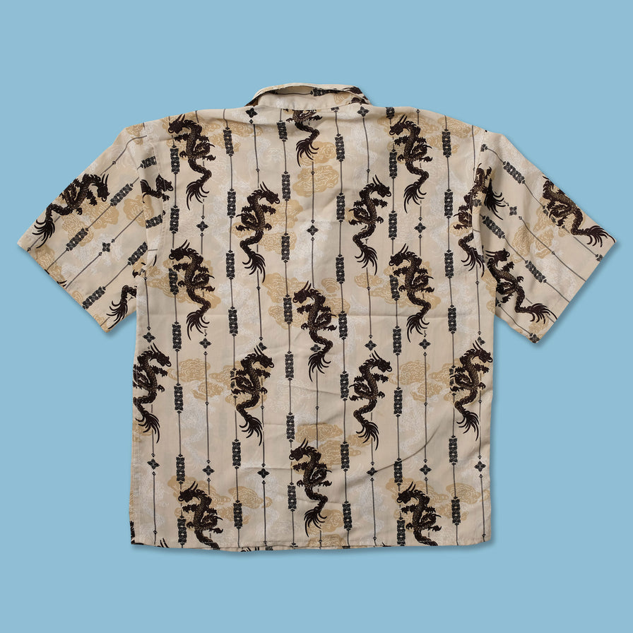 Y2K Dragon Shirt Large - Double Double Vintage