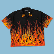 Y2K Flames Shirt XXL