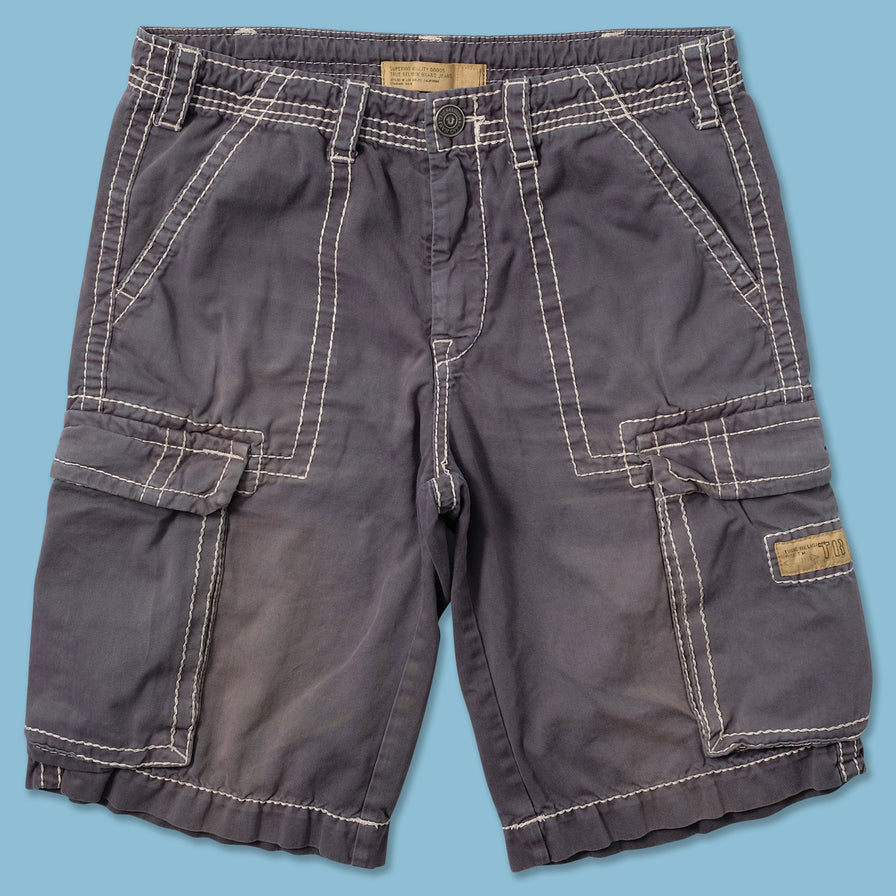 Y2K True Religion Cargo Shorts W34 - Double Double Vintage