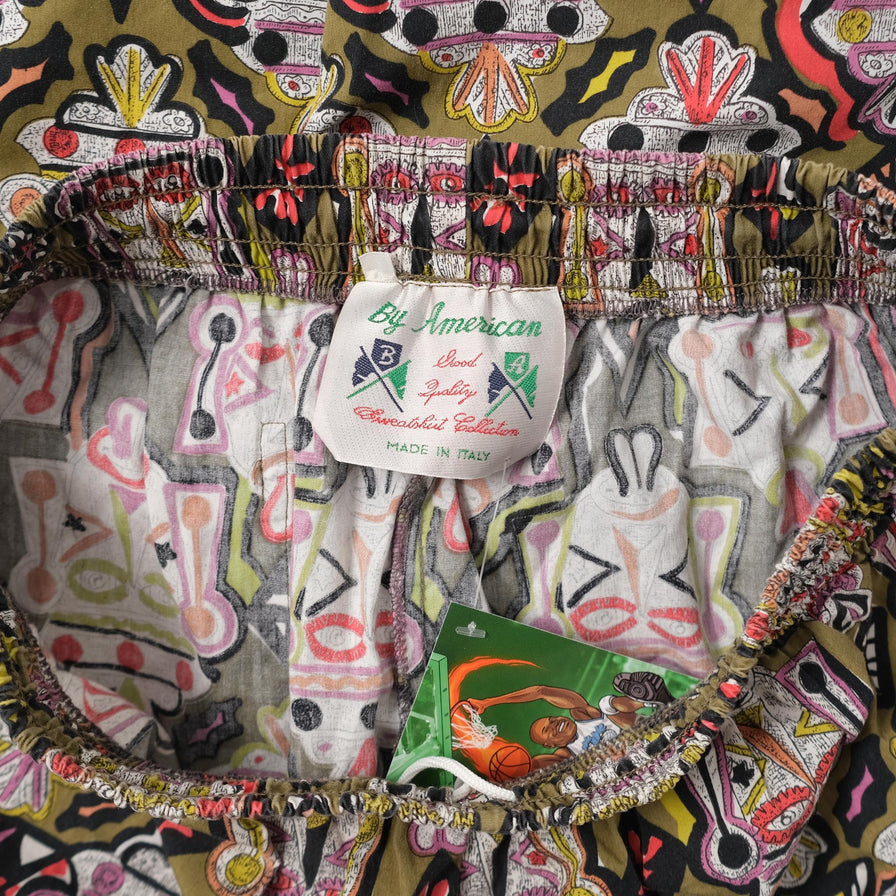 Vintage Pattern Shorts Medium 