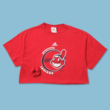 Vintage adidas Cleveland Indians Crop Top Onesize 