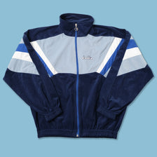 Vintage Diadora Velour Track Jacket Medium 