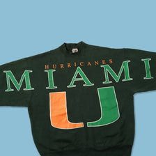 Vintage Miami Hurricanes Sweater XLarge 