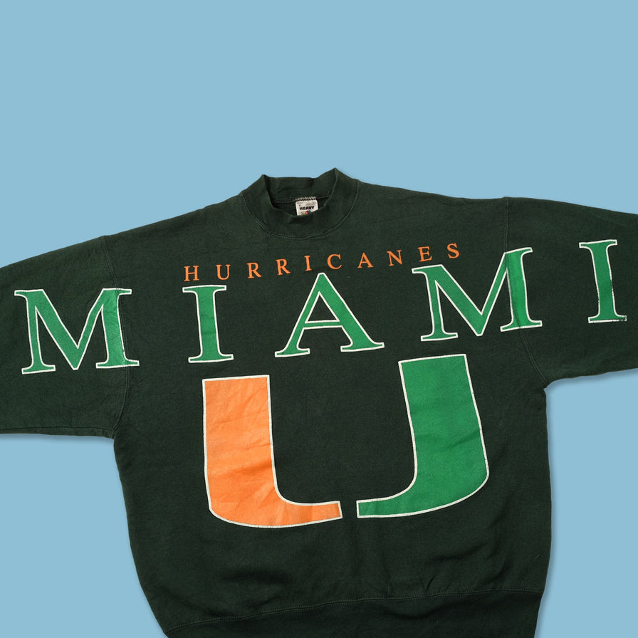 Vintage Miami Hurricanes Sweater XLarge 