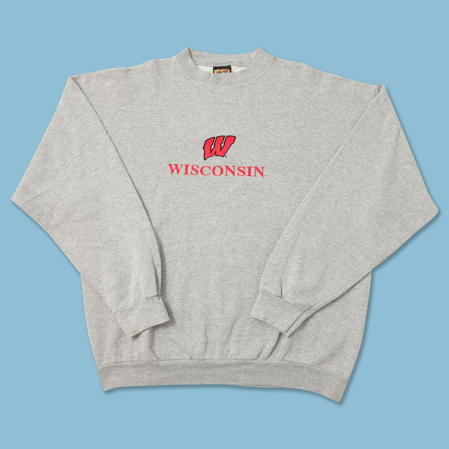 Vintage Wisconsin Badgers Sweater XLarge 