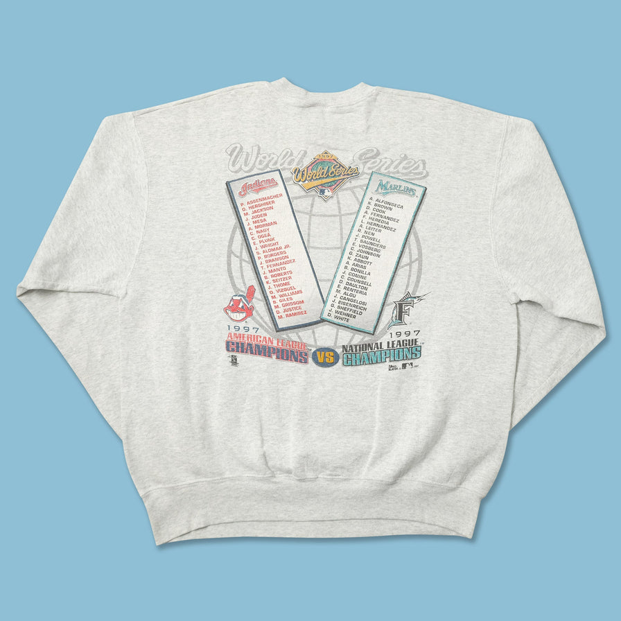 Vintage 1997 MLB World Series Sweater XLarge 