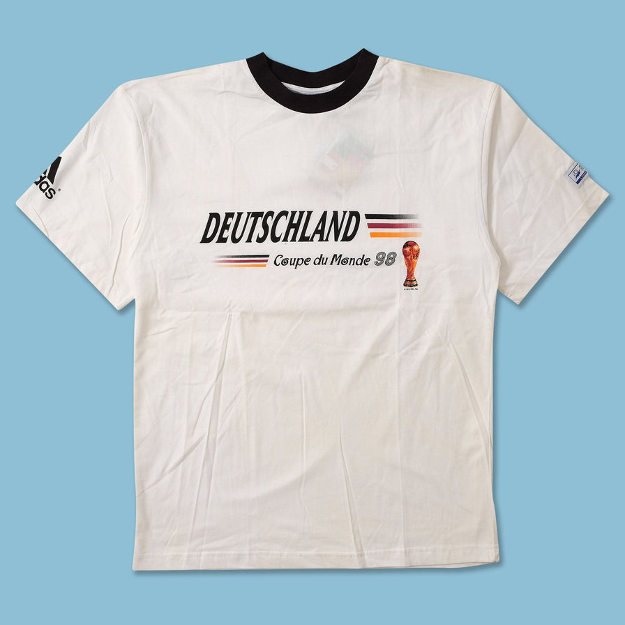 1998 DS adidas World Cup France Team Germany T-Shirt Large 