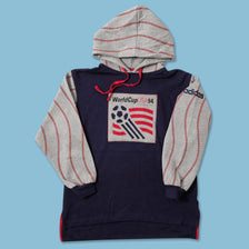 1994 Women's DS adidas World Cup USA Hoody Small 