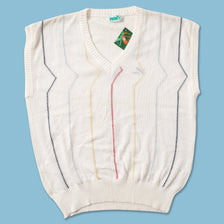 Vintage DS Puma Knit Sweater Vest Large 