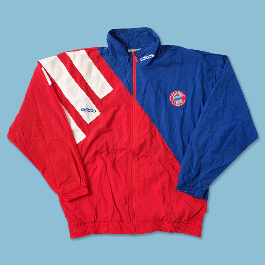 Vintage DS adidas FC Bayern Track Jacket Large 