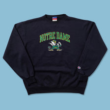 Vintage Champion Notre Dame Sweater Large 