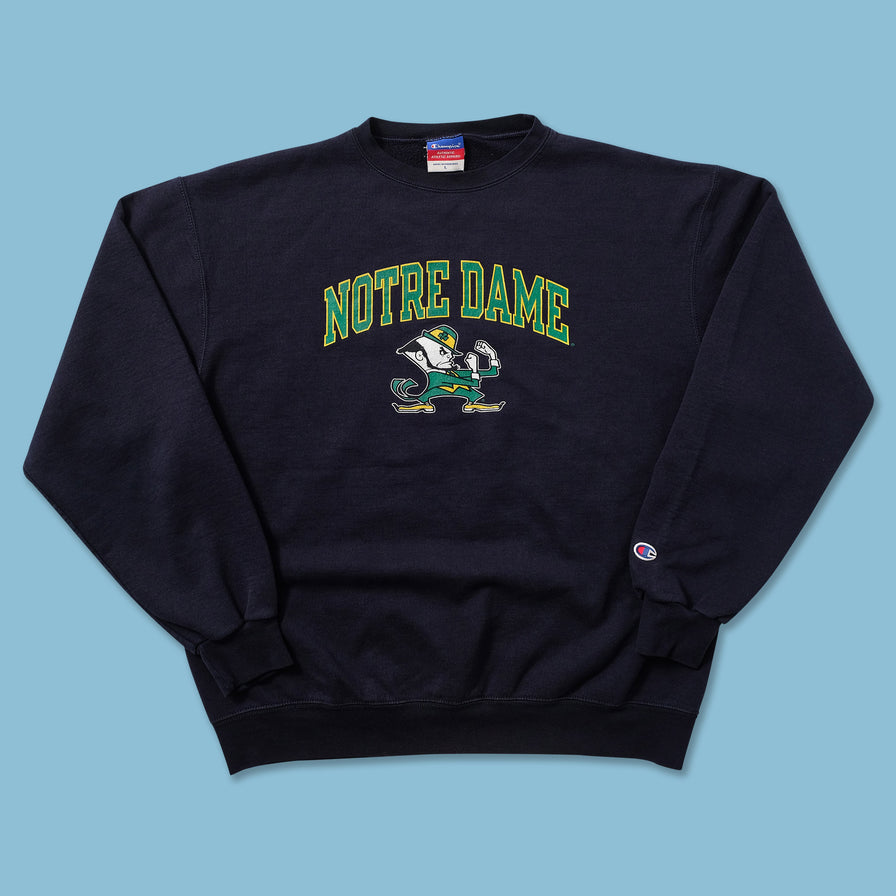 Vintage Champion Notre Dame Sweater Large 