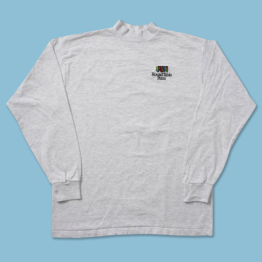 Vintage Round Table Pizza Mock Neck Longsleeve XLarge 