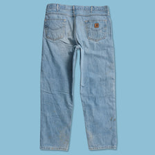 Vintage Carhartt Fleece Lined Denim Pants 38x32 